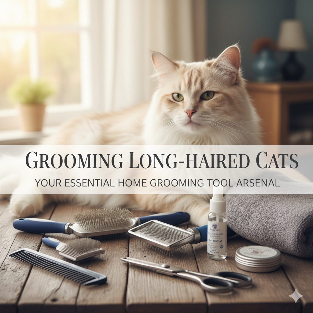 Grooming Long-Haired Cats: Your Essential Home Grooming Tool Arsenal
