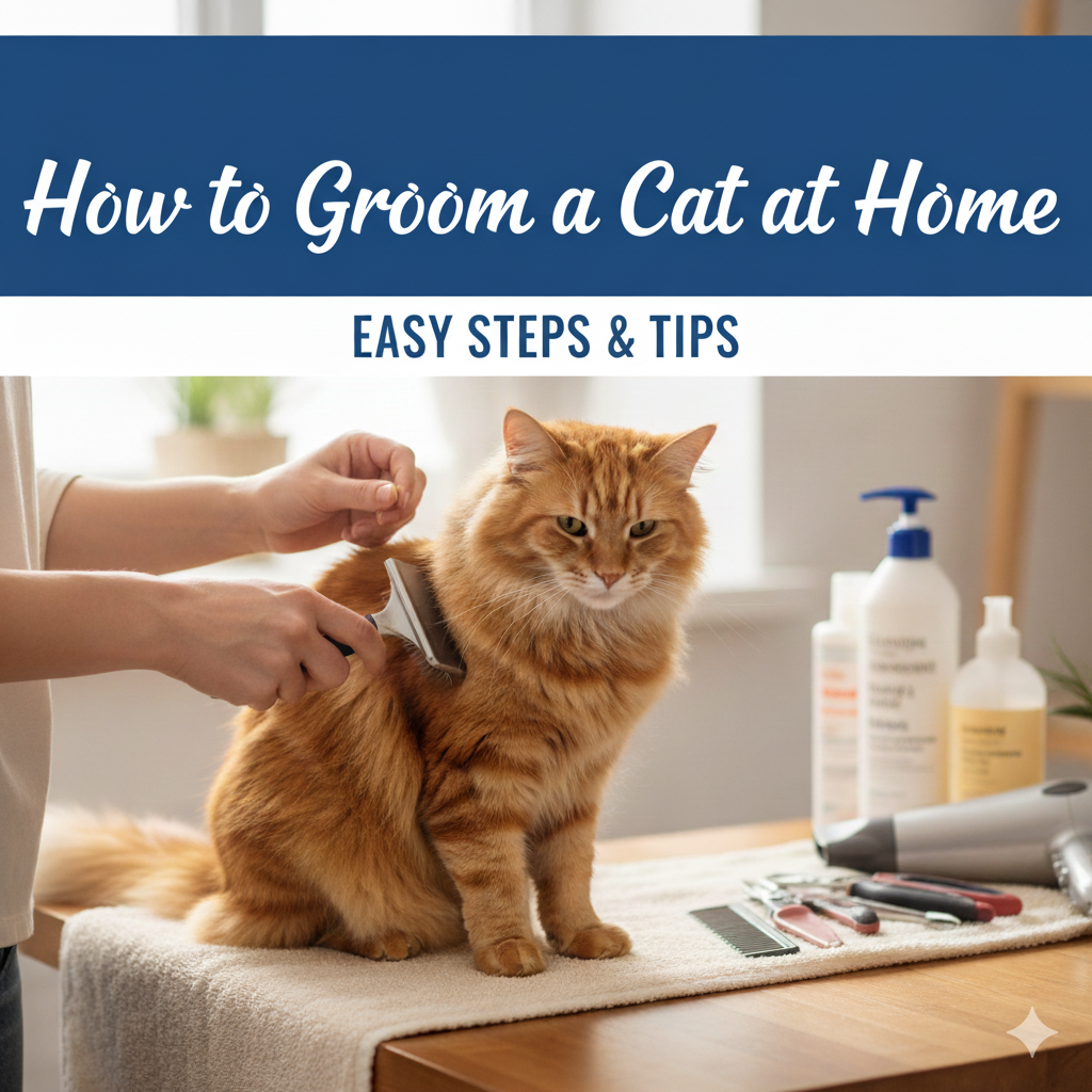How to groom a cat at home: