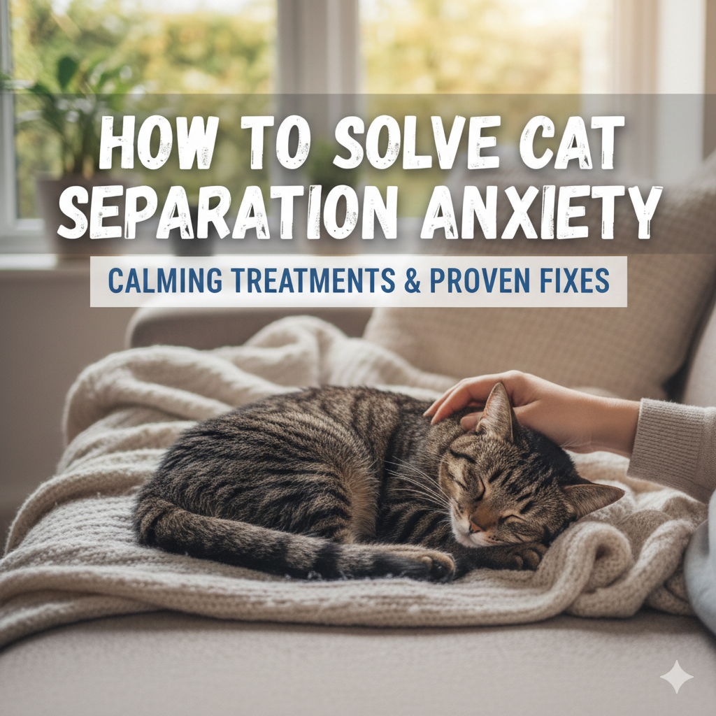 How to Solve Cat Separation Anxiety: Calming Treatments and Proven Fixes