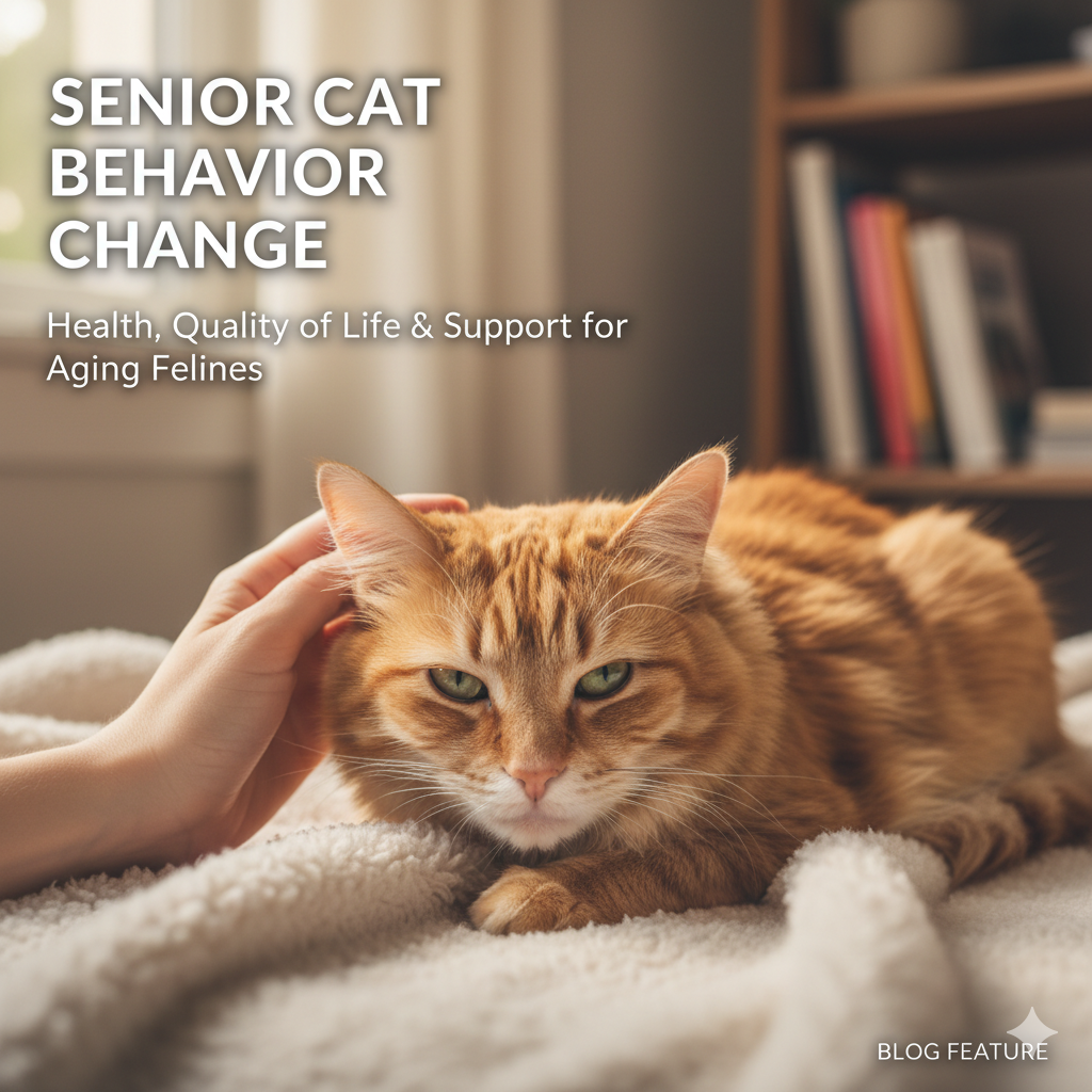 Senior Cat Behavior Change: Health, Quality of Life & Support for Aging Felines