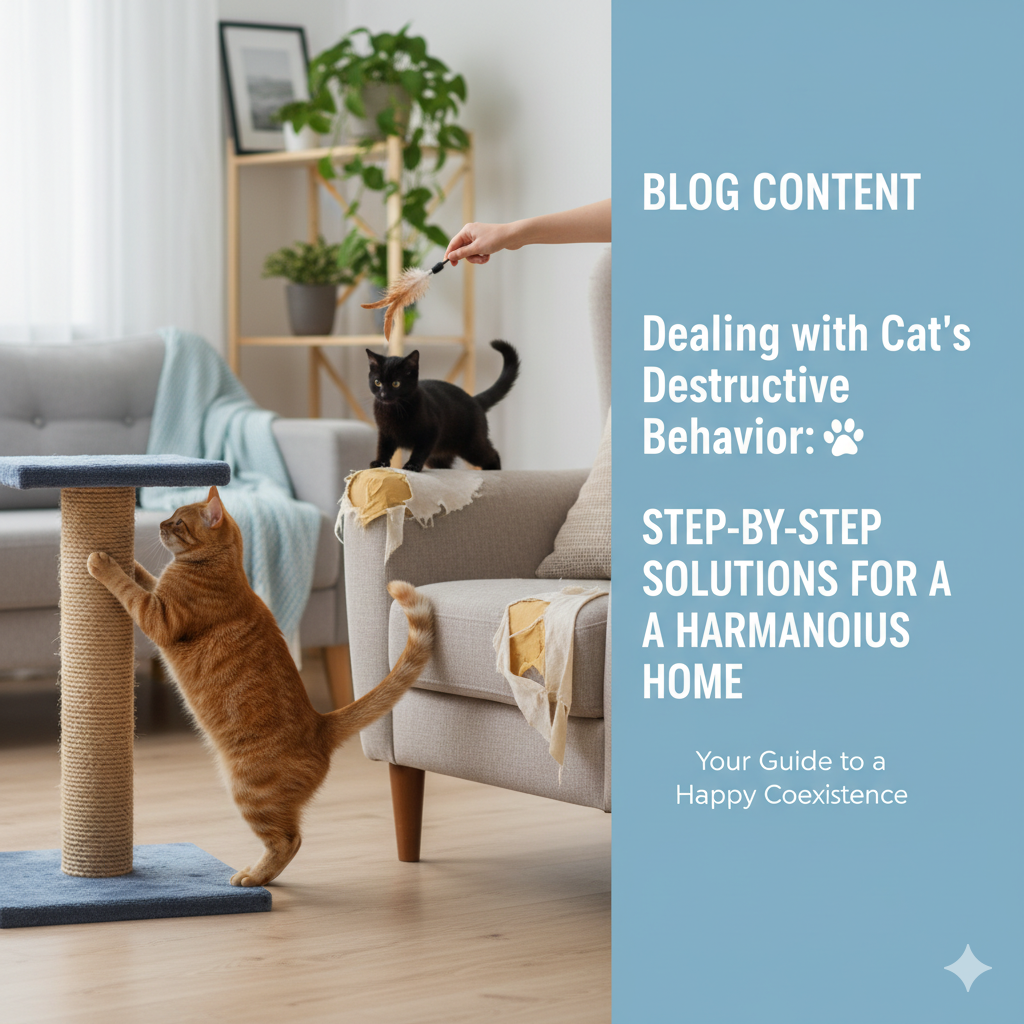 dealing with cats destructive behaviour