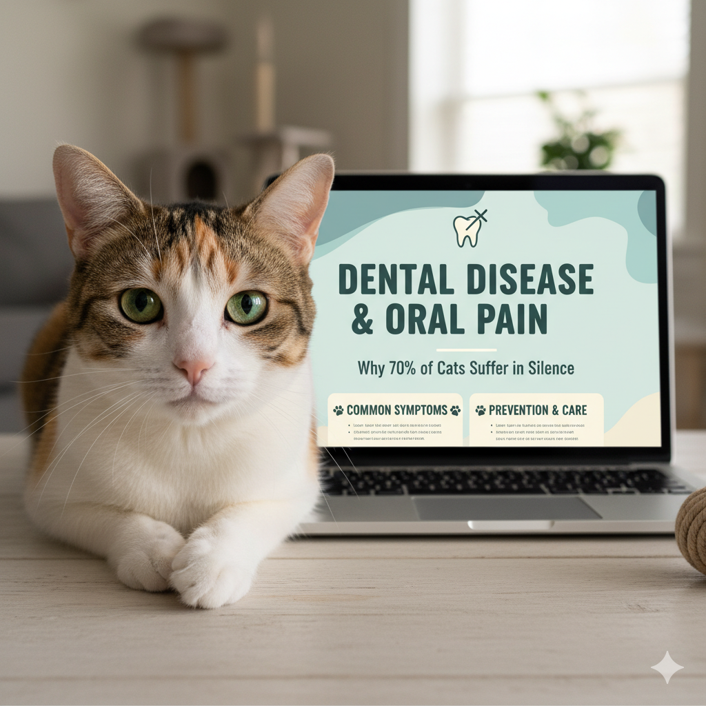 Dental Disease and Oral Pain: Why 70% of Cats Suffer in Silence